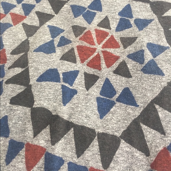 Lucky Brand Geometric Pattern Tee - Picture 2 of 4