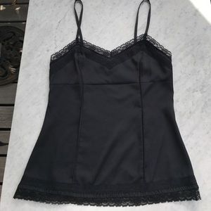 White House/Black Market Black Camisole Top