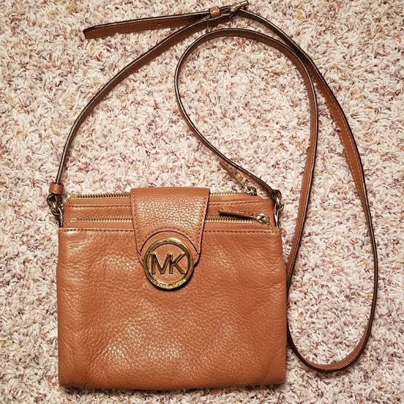 Michael Kors Camel Crossbody - Picture 1 of 5