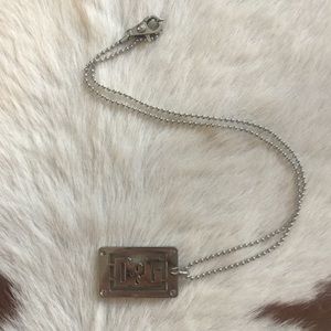 DOLCE & GABANNA Dog Tag Necklace