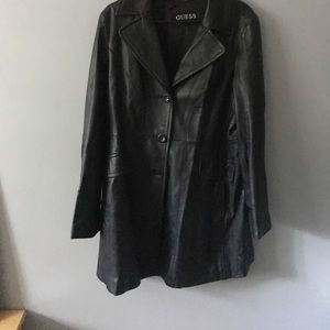 Women’s guess leather coat