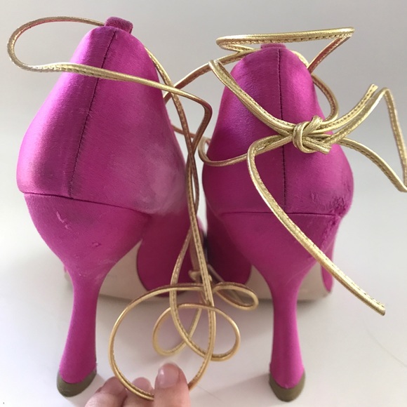 Miu Miu Hot lace up pumps pink - Picture 4 of 8