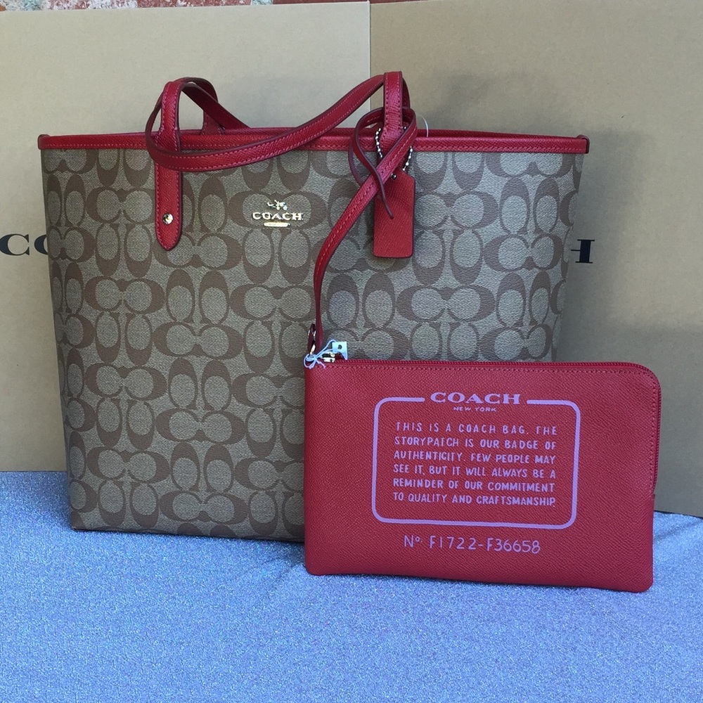 Coach reversible Tote