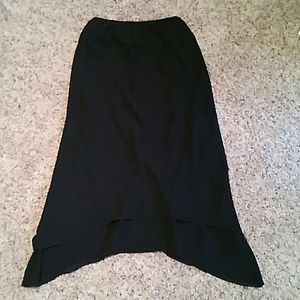 MSK Black size Small Layered skirt