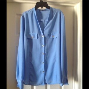 Jones New York, Blue long sleeve