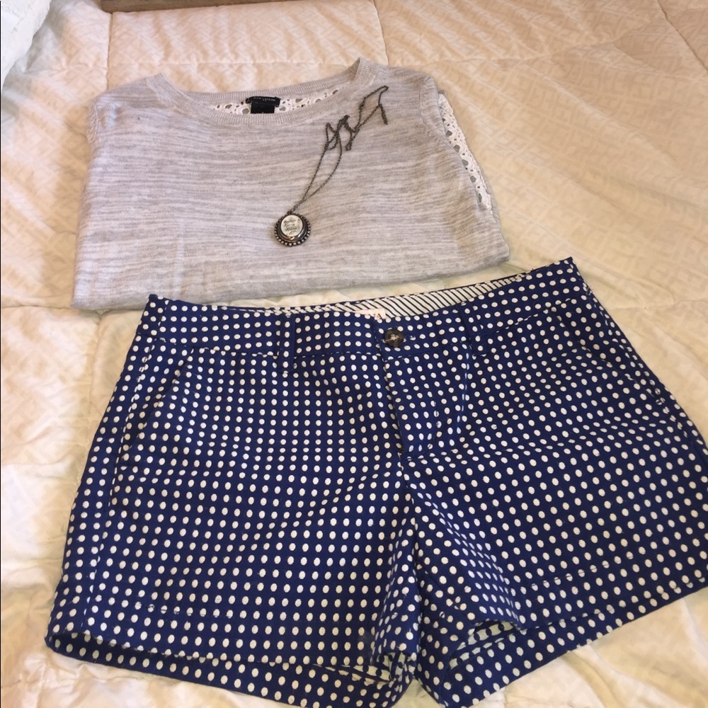 2 for 1 Ann Taylor Sweater and Merona shorts