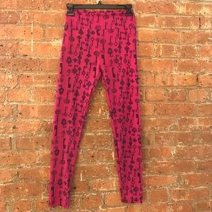 LuLaRoe Key Print Leggings