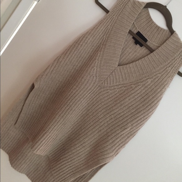 Intermix cashmere and wool fall vest - Picture 2 of 4