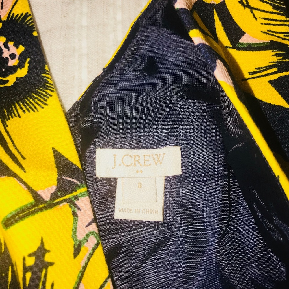 J. CREW FACTORY FLORAL DRESS - SIZE 8