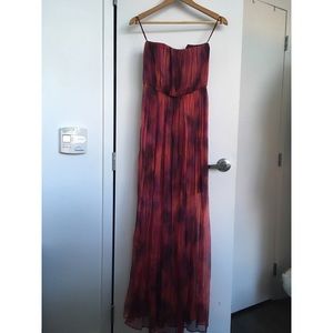 Alice + Olivia sheer maxi / mini dress