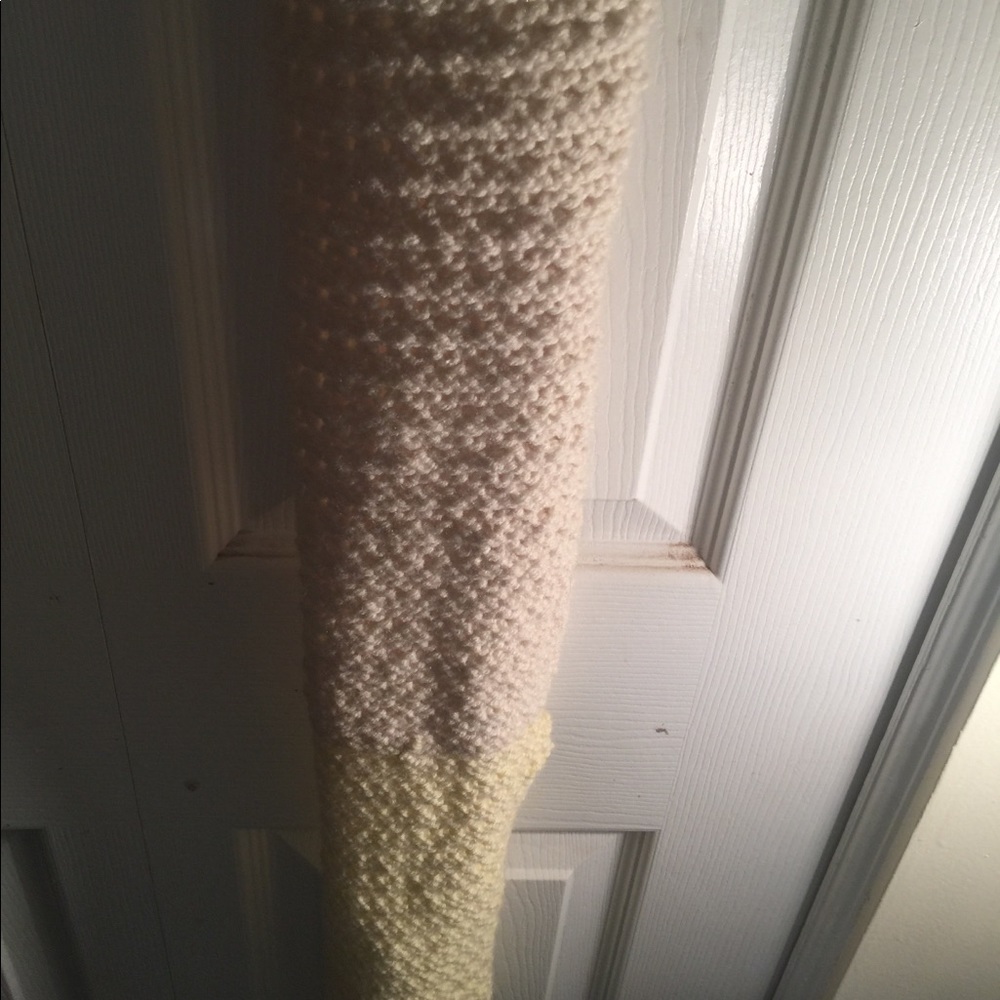 Handknit scarf