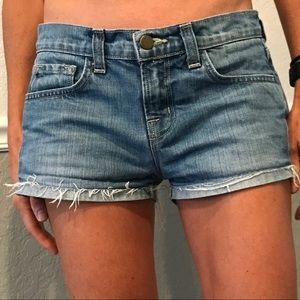 J Brand cuffed denim Corsica Jean shorts, size 26