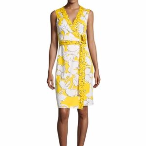 DVF Yahzi yellow dress