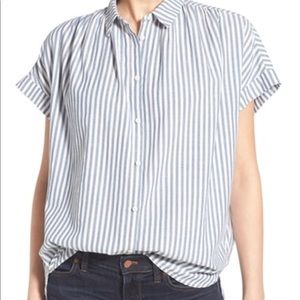 Madewell Central Chambray Stripe Shirt