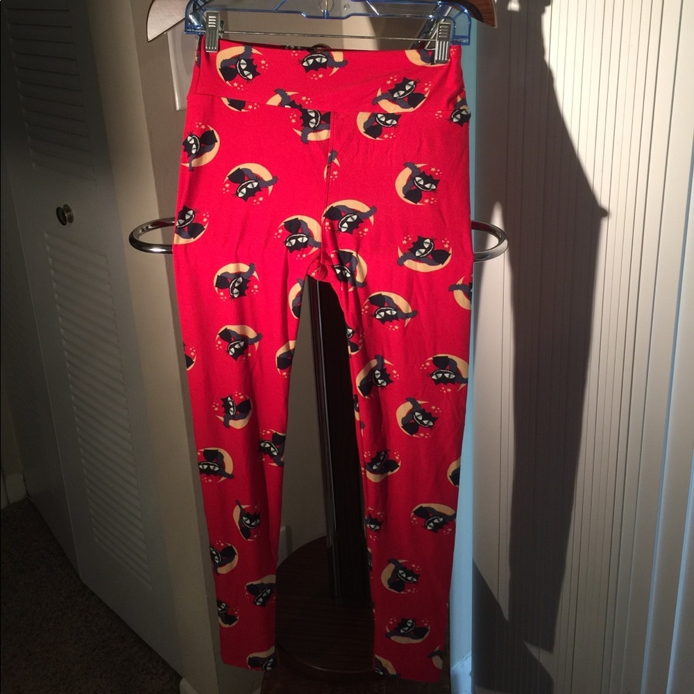 NWT LuLaRoe leggings - Halloween cat pattern