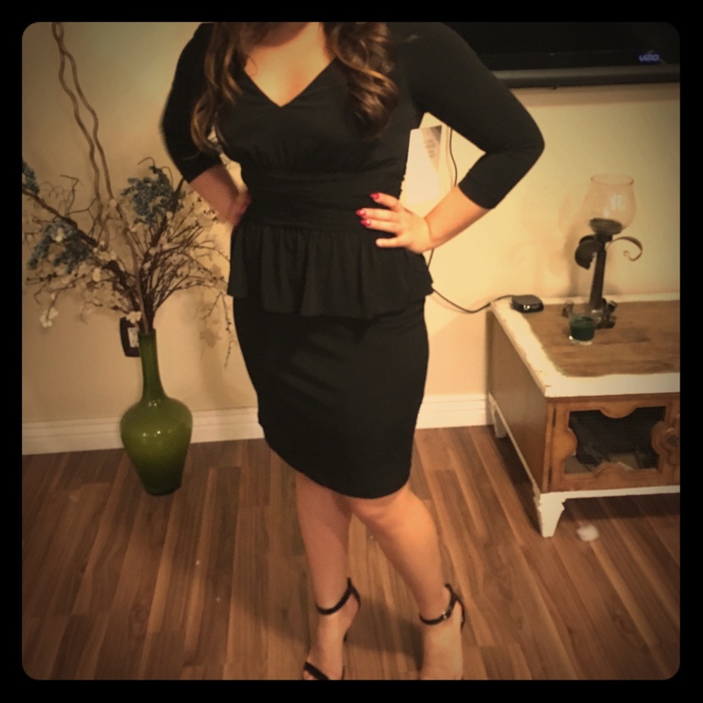 Adorable Boston Proper Black Cocktail Dress
