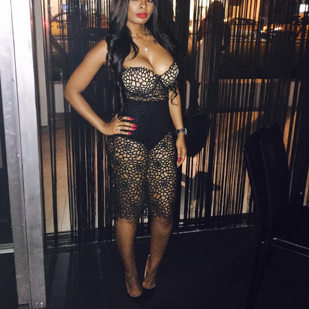 Lace Mesh Dress