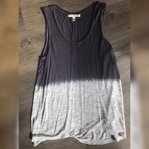 Express Navy and Grey Ombre Tank
