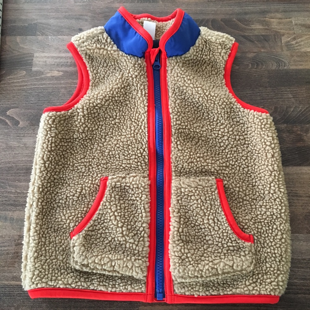 Old Navy 4T Sherpa Fleece Vest