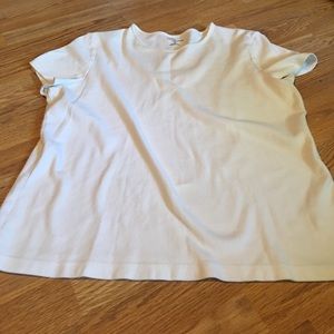 Croft & barrow crew neck white crew short sleeve