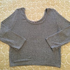 Grey Sweater Top