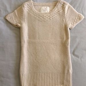 American Eagle (AEO) short-sleeve sweater