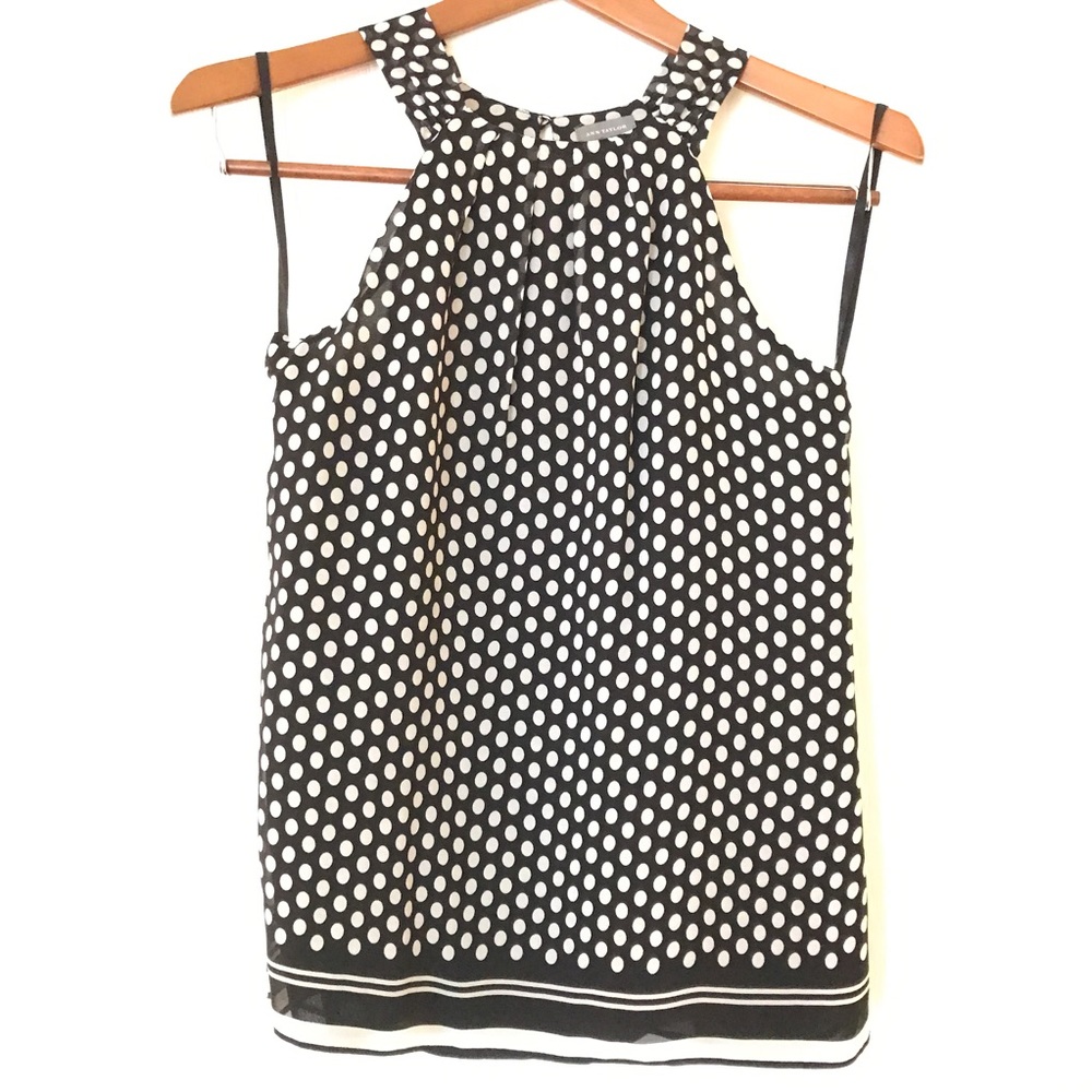 Black & White Ann Taylor Blouse