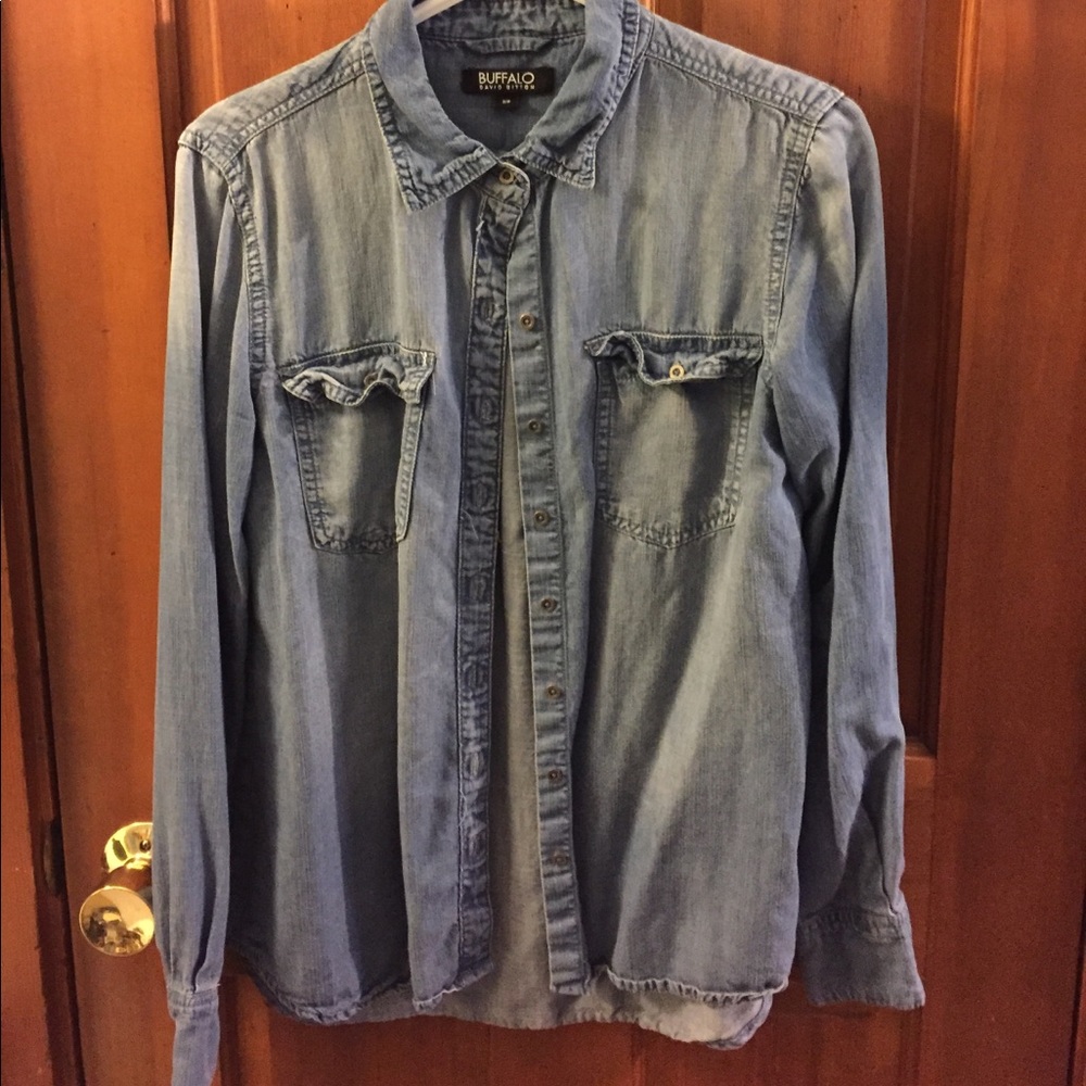 Chambray button up shirt