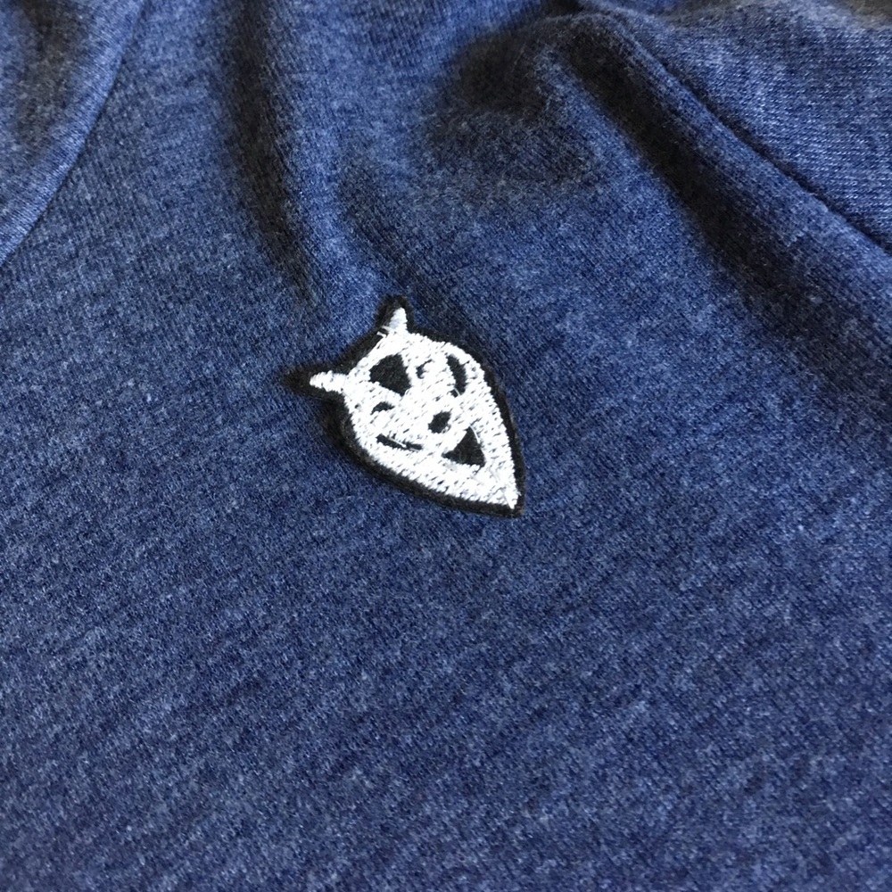 Blue Pullover Hoodie with Pockets - Picture 5 of 7