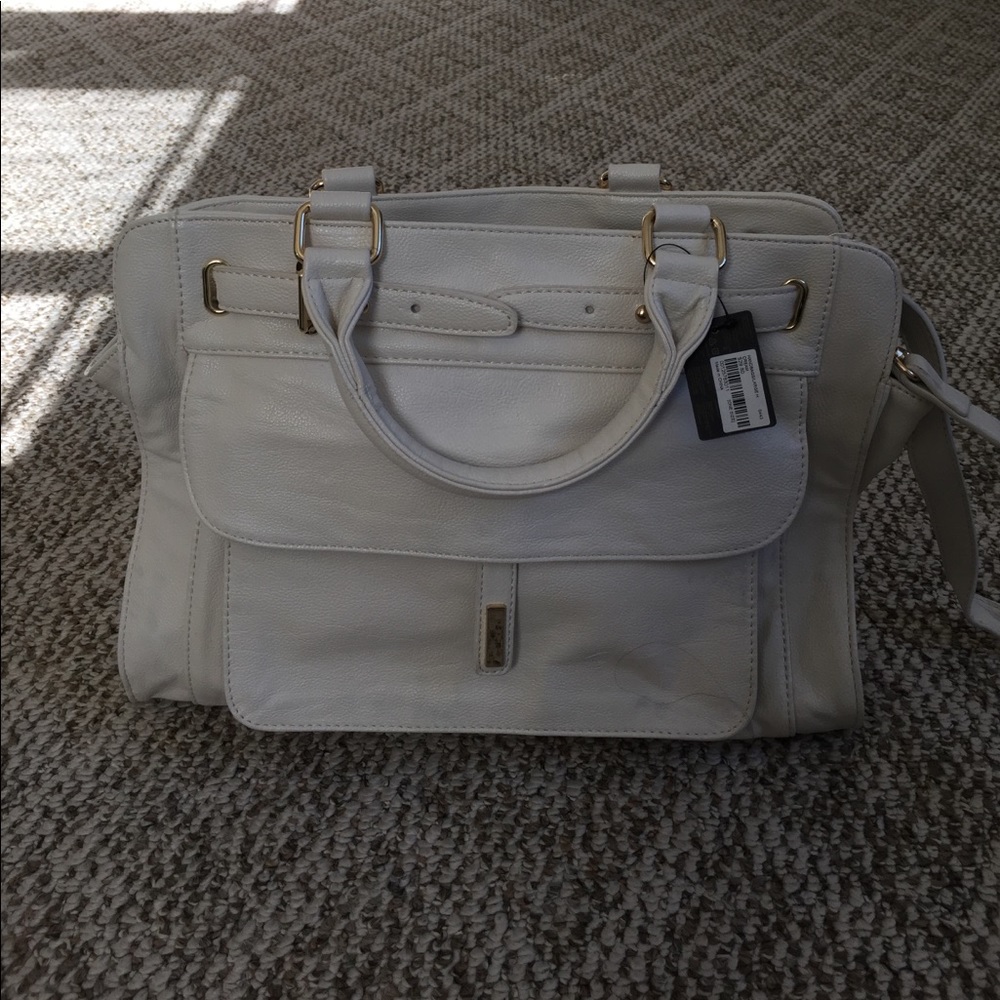 BRAND NEW WITH TAGS - Cream colored handbag