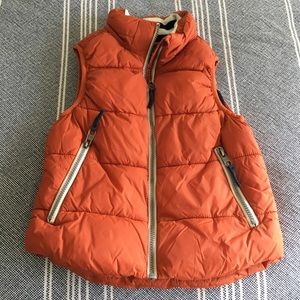 H&M Orange Puffer Vest Size 6-7