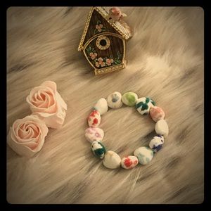Stone heart bracelet 💞