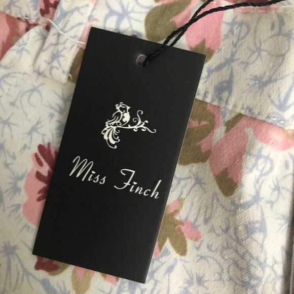 NWT Miss Finch Patterned Jeans Size L/30 - Picture 3 of 5