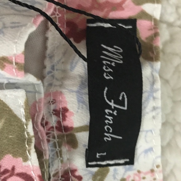 NWT Miss Finch Patterned Jeans Size L/30 - Picture 4 of 5