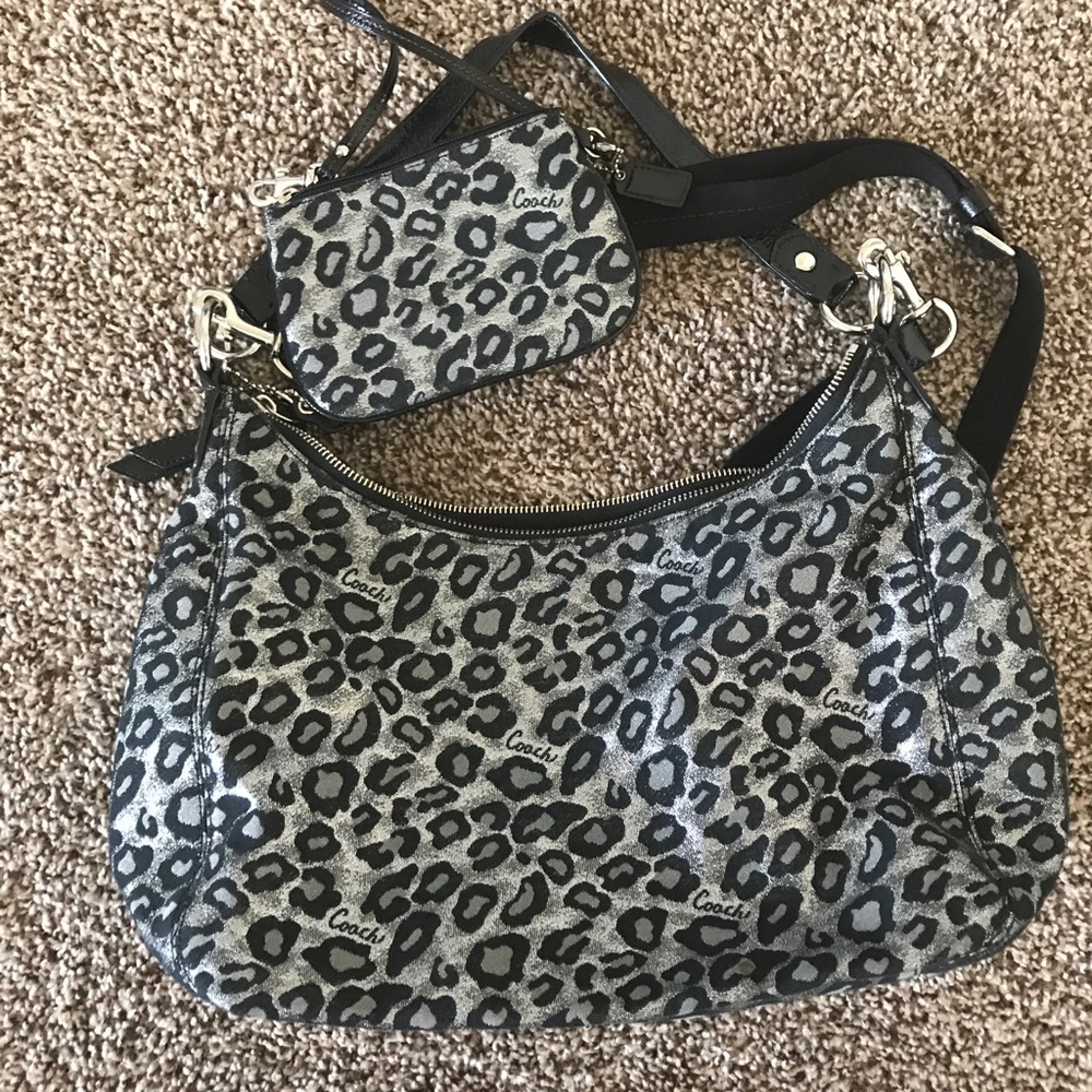 Coach purse and matching Wristlet