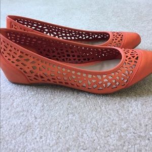 RSVP Orange Flats