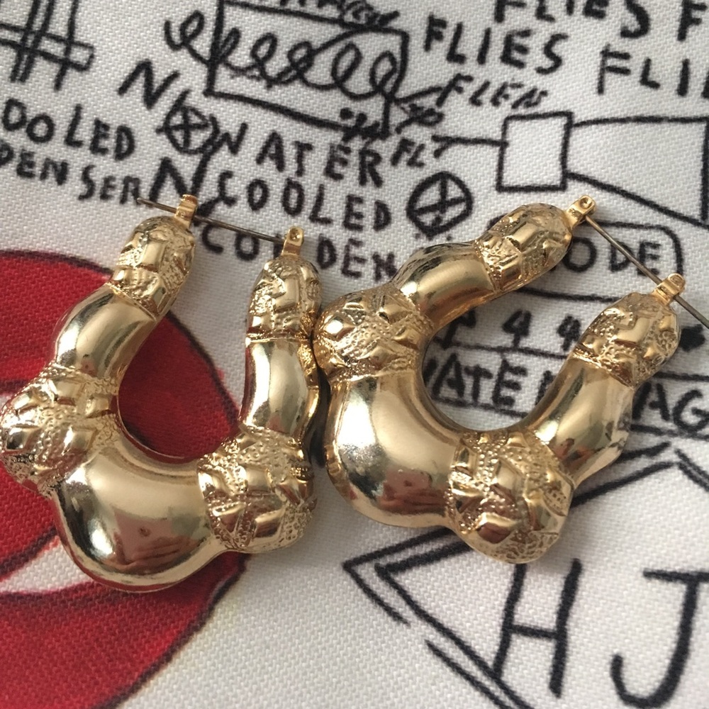 80s/90s Door Knocker Earrings