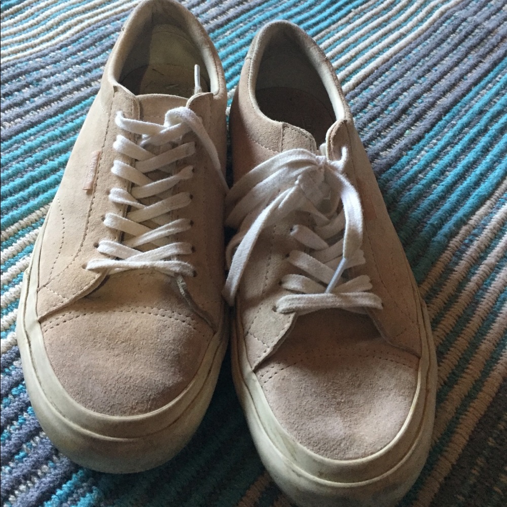 Light pink suede vans