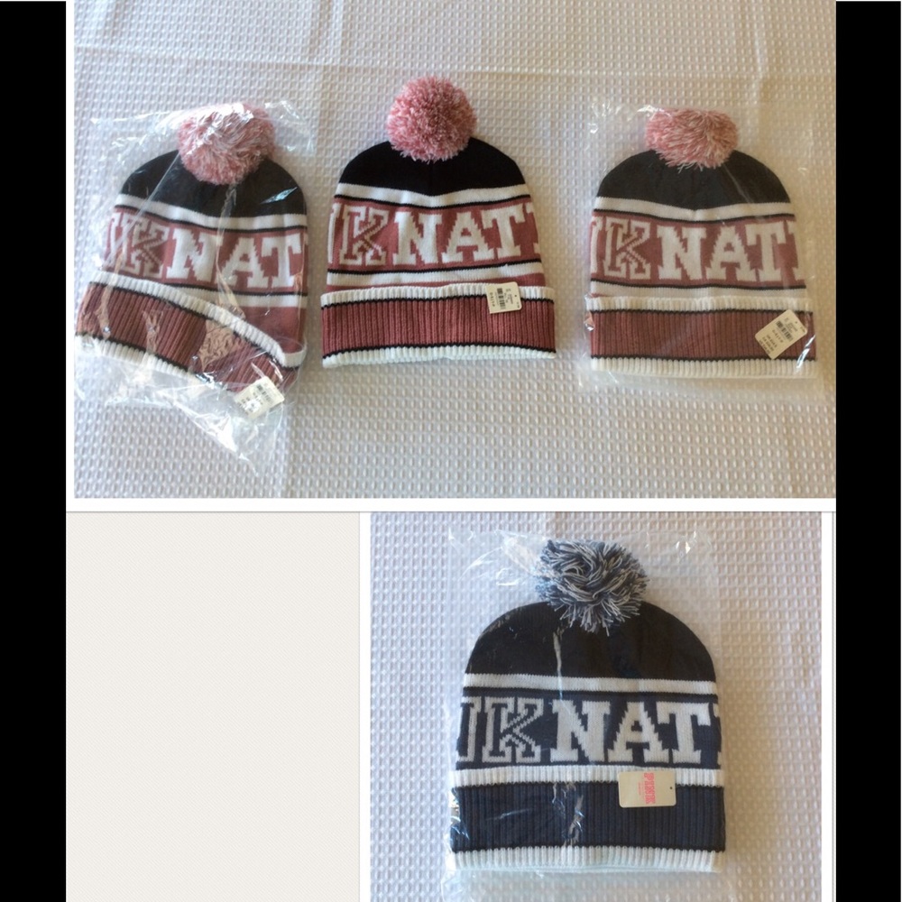🦄New with Tags PINK beanies