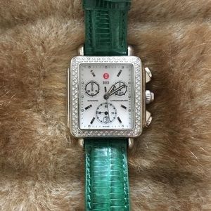 Michele Deco Chronograph Diamond Watch