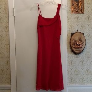 Like new glittery red dress