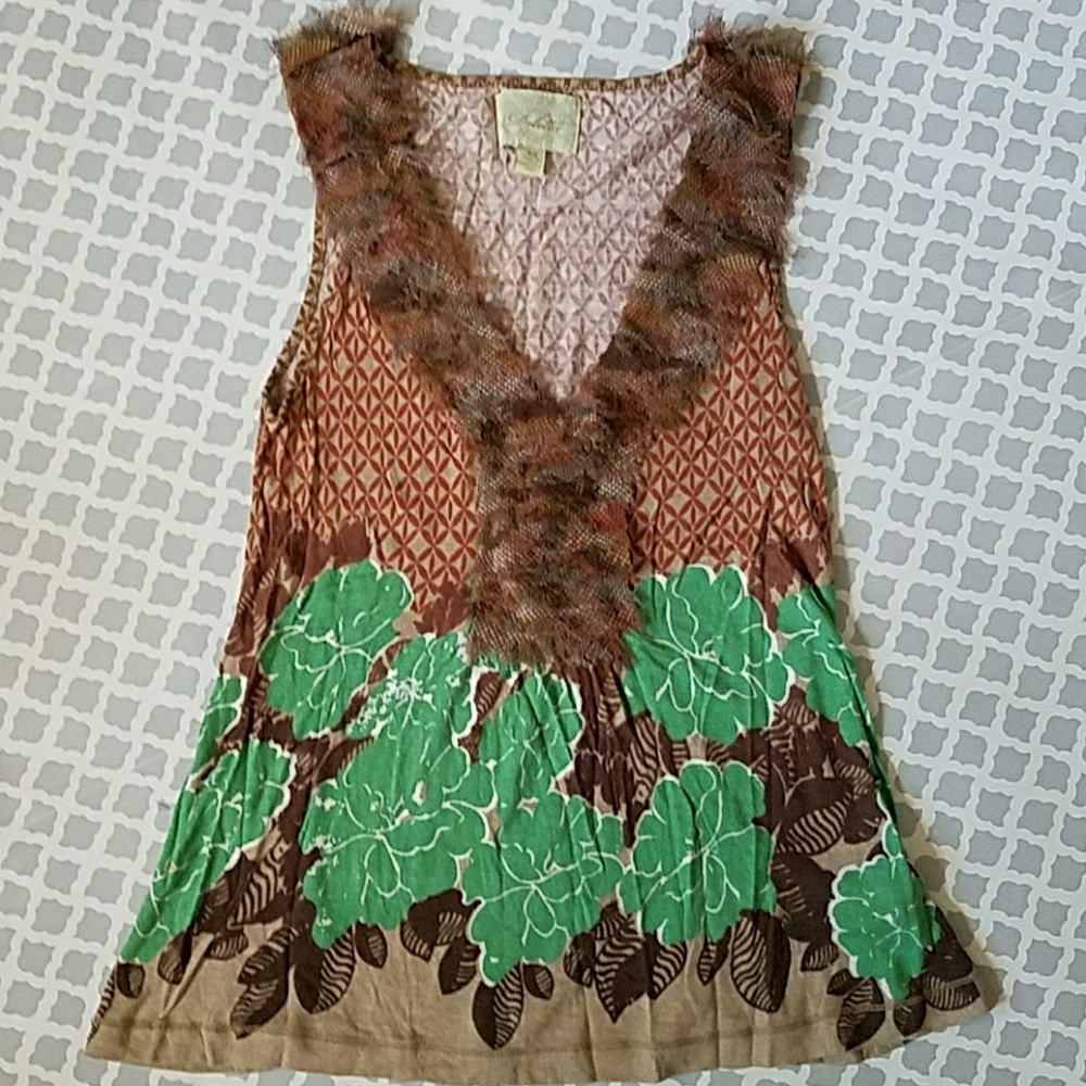Anthropologie Deletta top XS