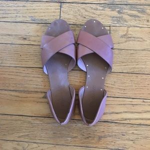 Madewell sandals, worn once, size 6