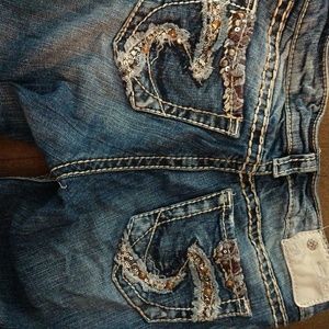 Silver Jean- Barely Worn