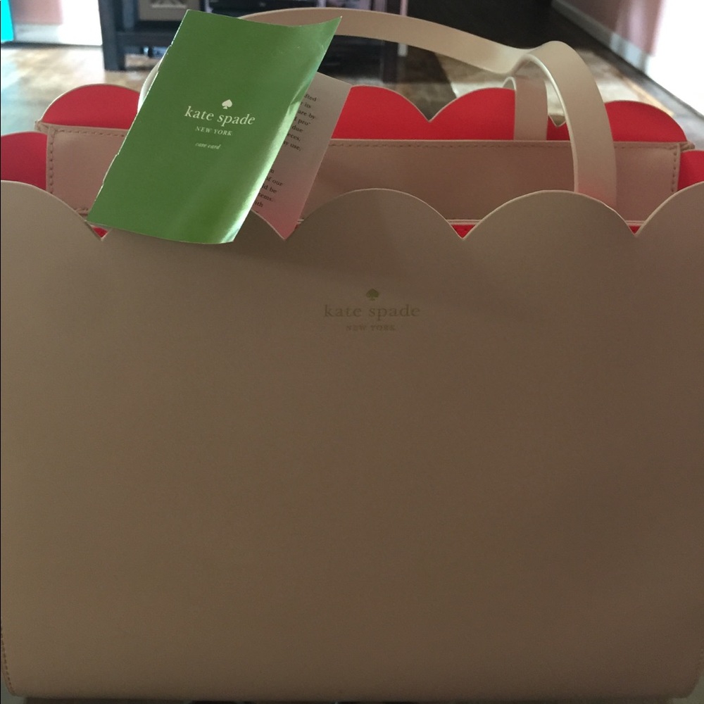 Kate Spade scalloped tote.
