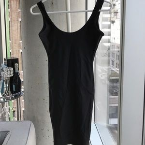 Scoop back mini dress