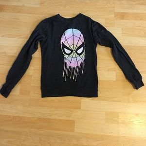 ❄️ Pastel Tie-dye Spider-Man Sweatshirt