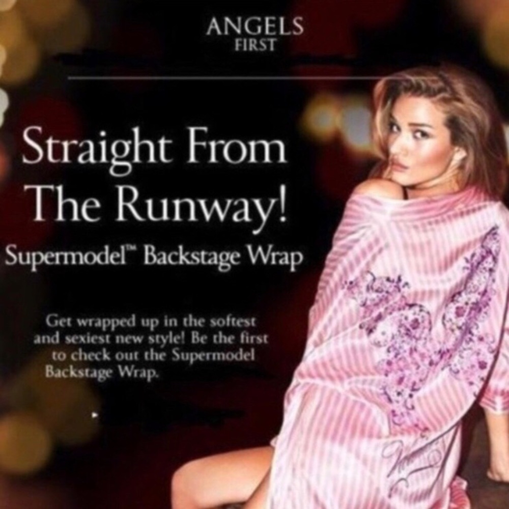Victoria’s Secret Backstage Wrap Kimono Pink OS