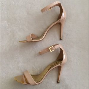 Ted Baker Nude Patent Leather 'Juliennas' Sandal