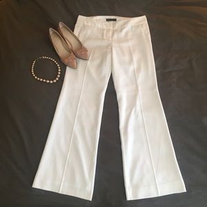 The Limited Drew Fit Trouser Pants - white size 8